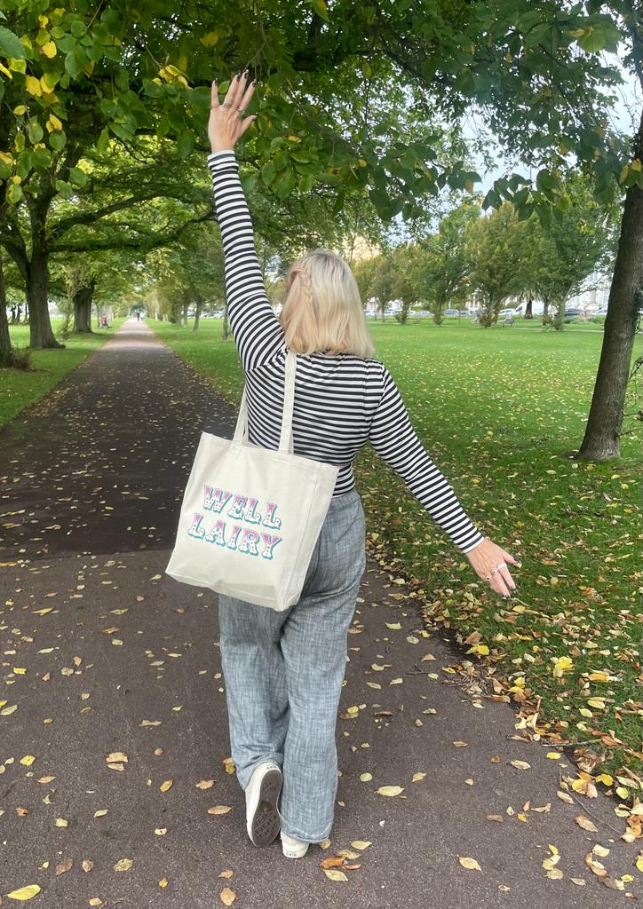 Love Southsea pink logo tote bag