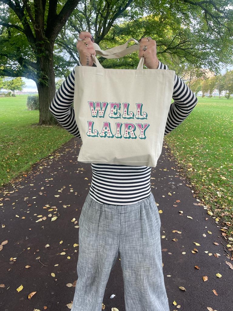 Love Southsea pink logo tote bag