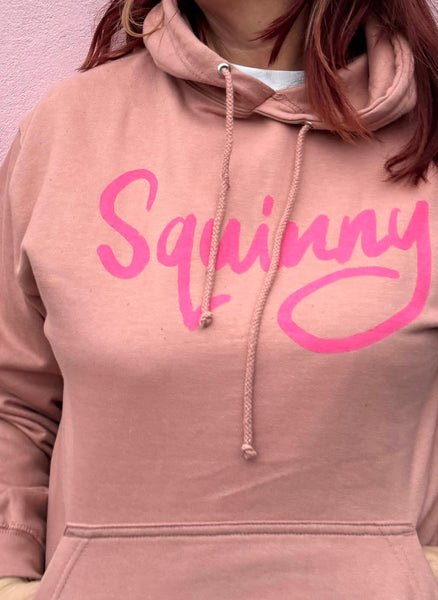 'Squinny' Love Southsea hoodie (pink)