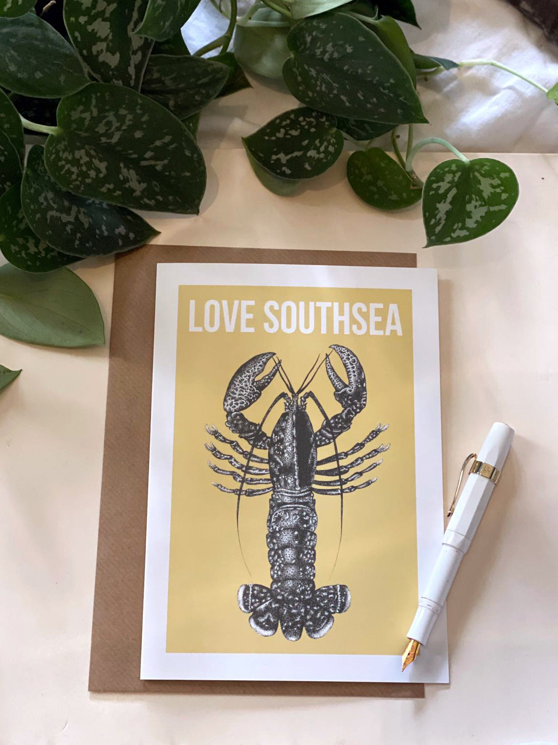 Lobster Greetings Card
