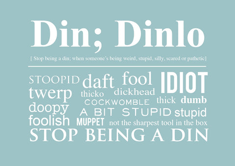 Definition of 'Dinlo' Love Southsea Artwork Print