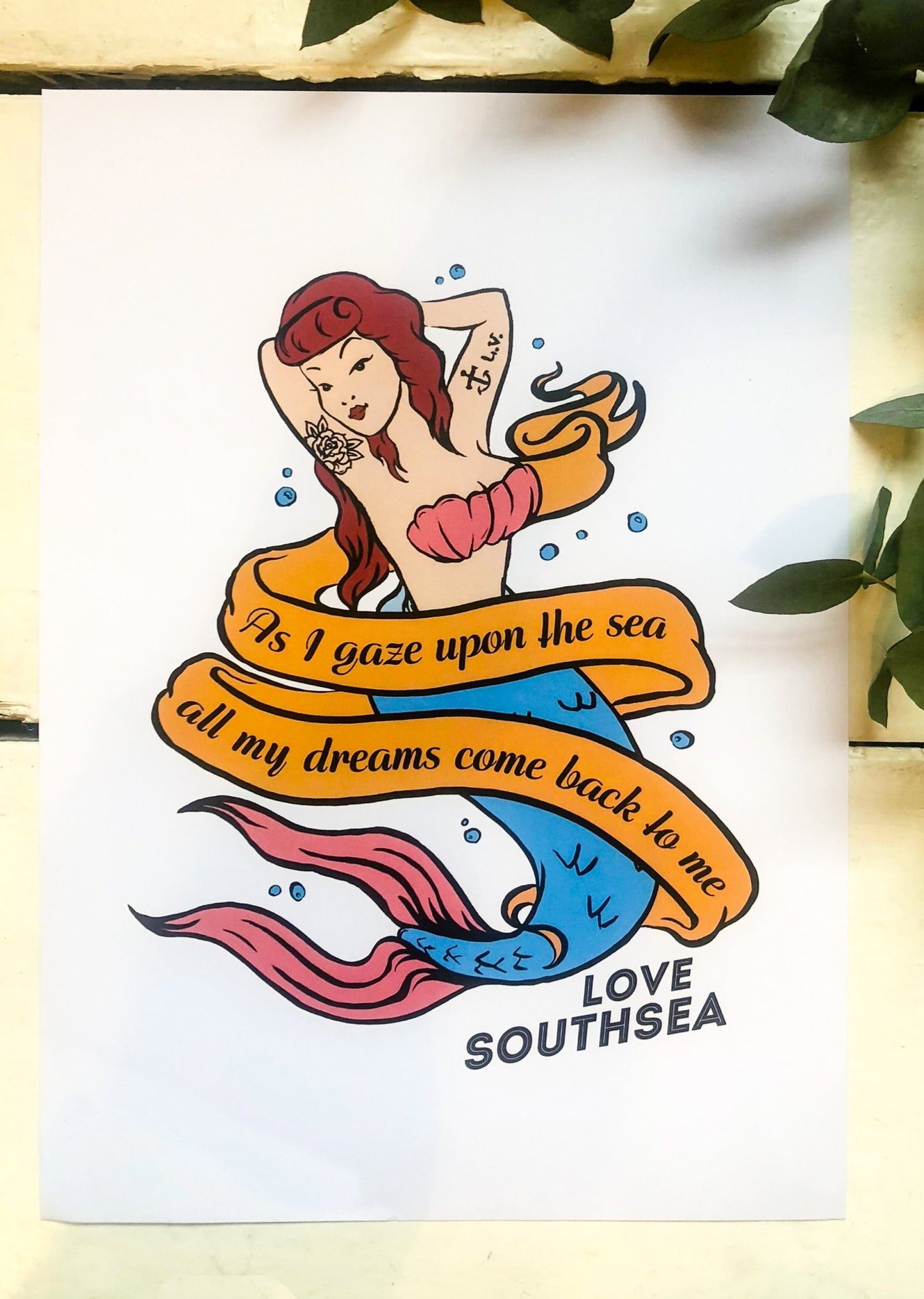 Mermaid of Southsea Print